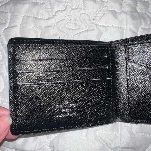 Men’s navy and gray wallet - Picture 6 of 7